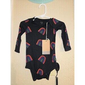 Kyte Baby NWT Clementine Rainbow onesie 6-12mo